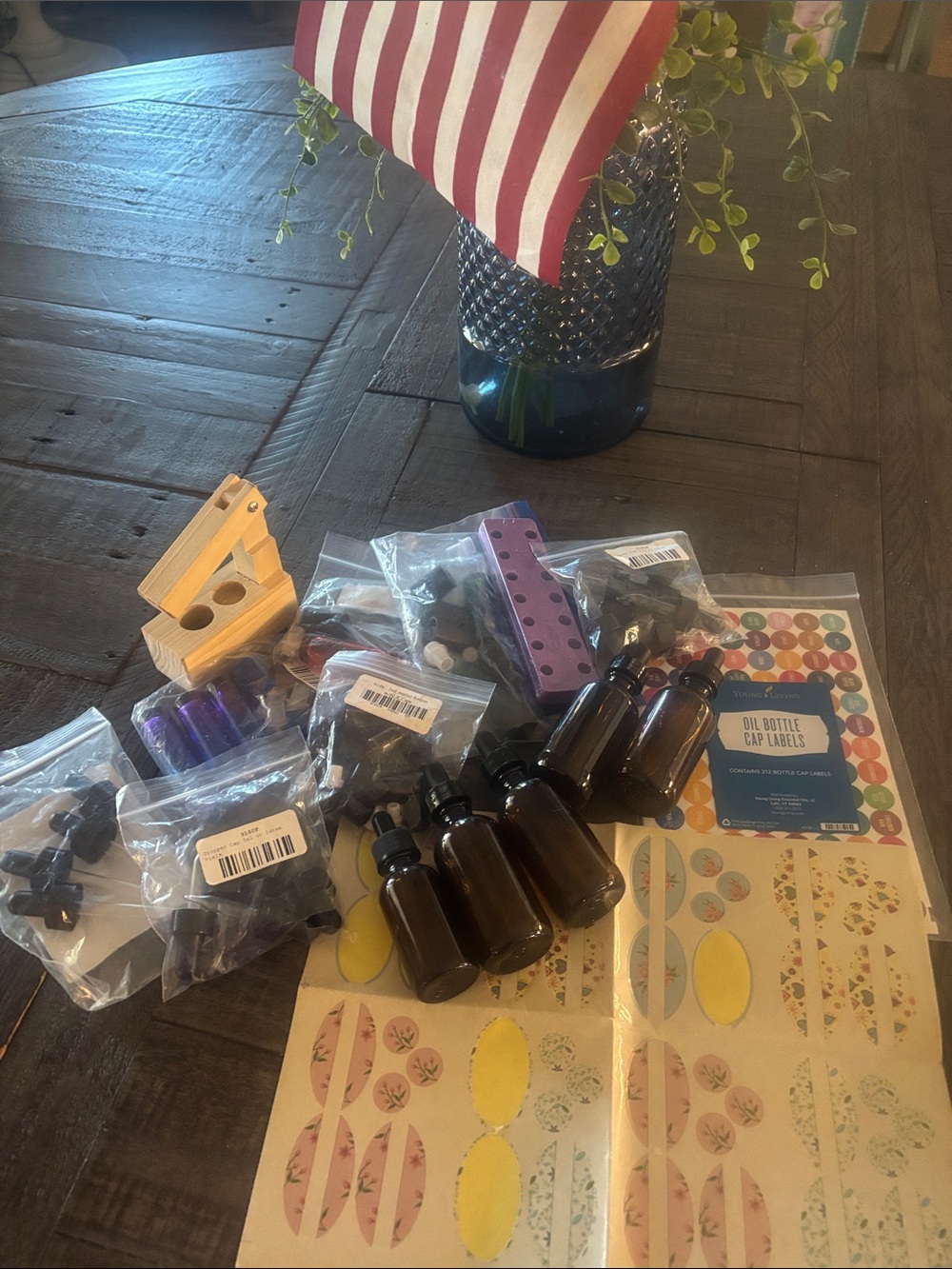 YOUNG LIVING LOT OF OIL SUPPLIES NEW UNUSED